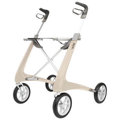 byACRE Carbon Ultralight Comfort Rollator Walker - White This is a rollator that I can close and pick up