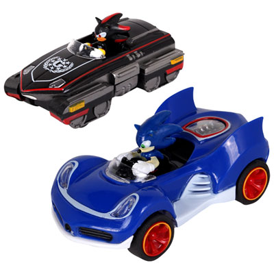 Image of NKOK SART Sonic & Shadow Slot RC Car Race Set (622) - Black