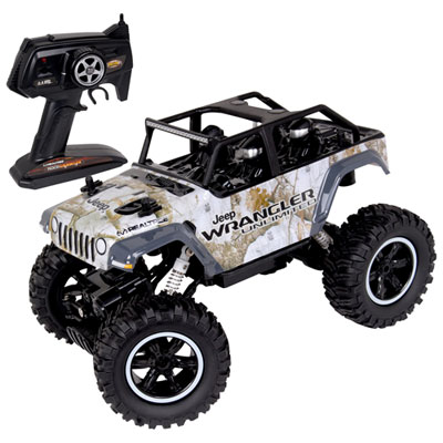 Image of NKOK Jeep Wrangler Unlimited Realtree RC Rock Crawler 1/14 Scale (81492) - White/Brown