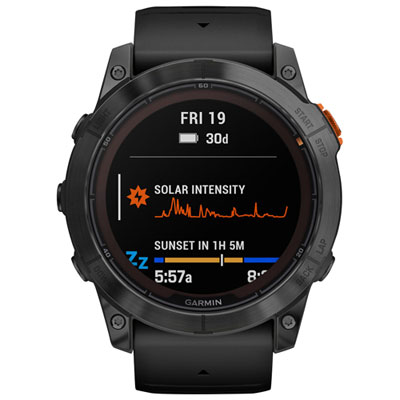 Garmin fenix 7X Pro Solar 51mm GPS Watch with Heart Rate Monitor - Slate Grey/Black Best watch I ever owned, would recommend to any fitness professional