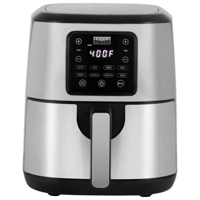 Image of Bella Pro Touchscreen Air Fryer - 4.0L (4.2QT) - Stainless Steel - Only at Best Buy