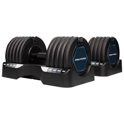 Image of ProForm Adjustable Dumbbell Weight Set - 50 lb