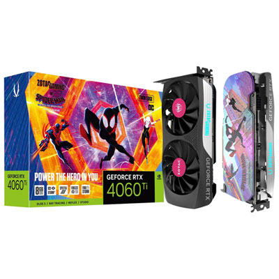 ZOTAC x Spider-Man NVIDIA GeForce RTX 4060 Ti Twin Edge OC 8GB GDDR6 Video  Card