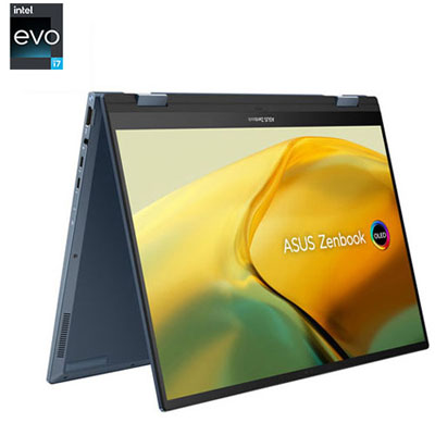 Open Box - ASUS Zenbook 14 Flip 14" OLED Touchscreen Laptop - Ponder Blue (Intel Evo i7-1360P/1T SSD/16GB RAM/Window 11) Zenbook's processor is 13th gen i7 while pro 8’s is 11th gen, even the more expensive pro 9's is an inferior grade of a 12th gen