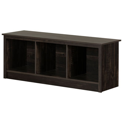 Image of Toza Contemporary Entryway Bench - Rubbed Black