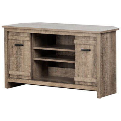 Image of South Shore Contemporary 42   TV Stand - Weathered Oak