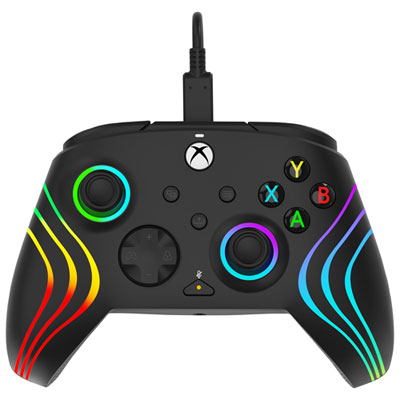 Image of PDP Afterglow Wave Wired Controller for Xbox Series X|S / Xbox One / PC - Black