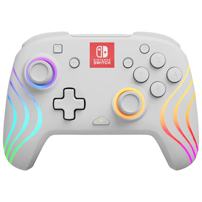 Image of PDP Afterglow Wave Wireless Controller for Switch - White