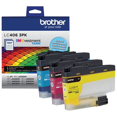 Brother Colour Ink Cartridge (LC4063PKS) - 3 Pack Best on the market
