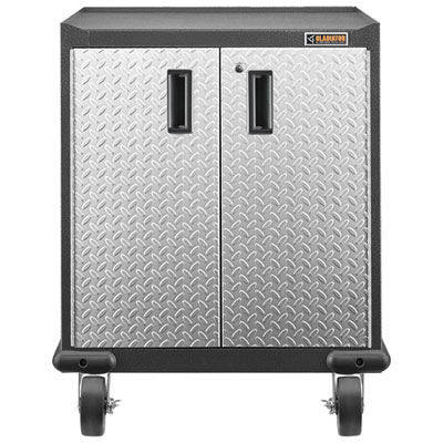 Gladiator Heavy Duty Welded Steel Modular GearBox Cabinet (GAGB272DLG) - Silver Tread Love these cabinets