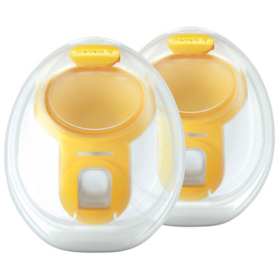 Image of Medela Hands-free Collection Cups for Freestyle Flex, Pump in Style & Swing Maxi Electric Breast Pumps
