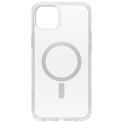 OtterBox Symmetry Fitted Hard Shell Case with MagSafe for iPhone 15 Plus - Clear Great case