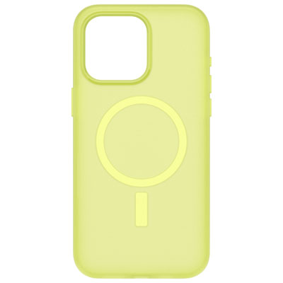 OtterBox Symmetry SoftTouch Fitted Hard Shell Case with MagSafe for iPhone 15 Pro Max - Lemon