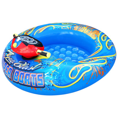 Image of Banzai Inflatable Battery-Powered Bumper Boat - 2 Pack- Multi-Colour