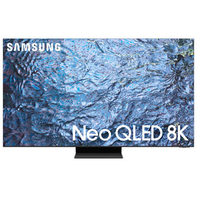 "Open Box - Samsung 75"" 8K UHD HDR Neo QLED Dolby Atmos Tizen Smart TV (QN75QN900CFXZC) - 2023 - Titan Black"