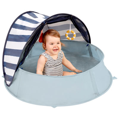 Image of Babymoov Aquani Anti-UV Travel Play Tent & Pool - Marine