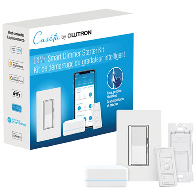 Lutron Diva Smart Dimmer Starter Kit for Caseta Smart Lighting (DVRF-BDG-1D-C) [This review was collected as part of a promotion