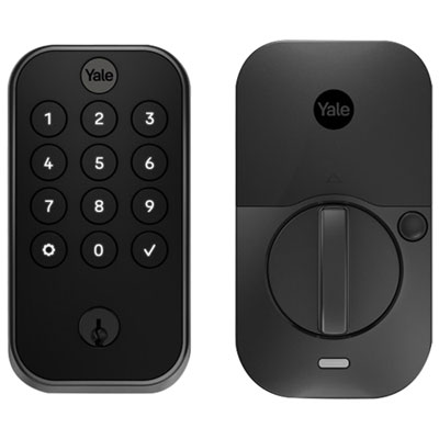 Image of Yale Assure Lock 2 Bluetooth Smart Lock with Keypad & Lock - Black Suede