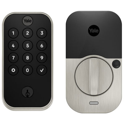 Image of Yale Assure Lock 2 Bluetooth Smart Lock with Keypad & Lock - Satin Nickel
