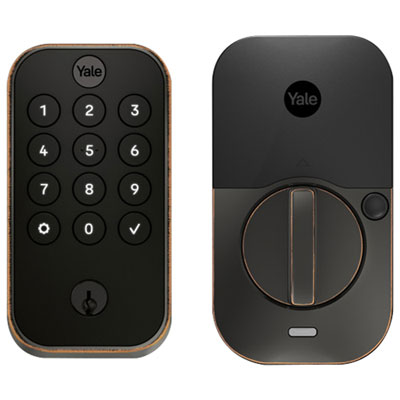 Image of Yale Assure Lock 2 Bluetooth Smart Lock with Keypad & Lock - Rubbed Bronze