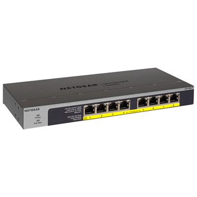 Image of Netgear 8-Port Gigabit Network Switch (GS108LP)