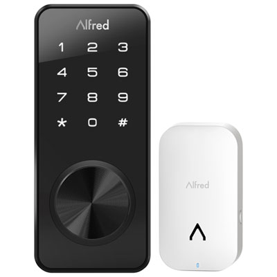 Alfred DB1S Wi-Fi Combo Deadbolt Smart Lock with Key - Black - Only at Best Buy A great update from traditional locks