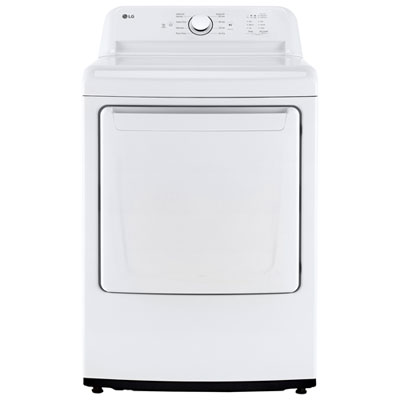 LG 7.3 Cu. Ft. Electric Dryer (DLE6100W) - White Excellent dryer