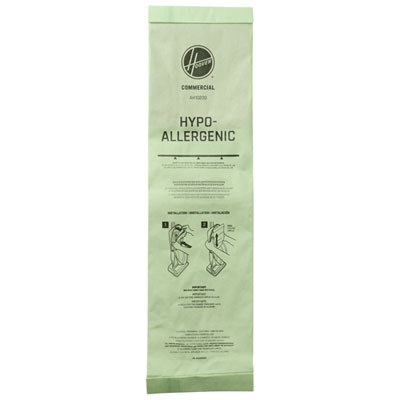 Image of Hoover Commercial AH10200 Hypo Allergenic Vacuum Bag - 10 Pack