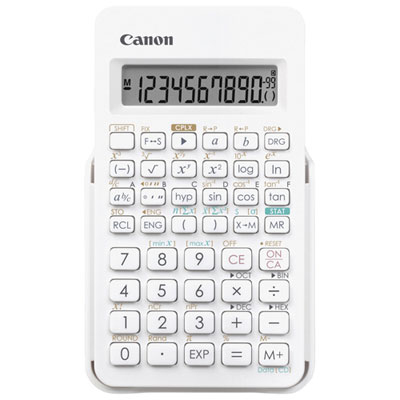 Canon 12-Digit Scientific Calculator (F-605) - White