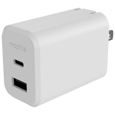 Chargeur Mural Usb-C Gan Double De 42 W De Mophie Versatility At It's best