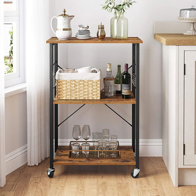 Image of Boutique Home Modern Mobile Kitchen Cart