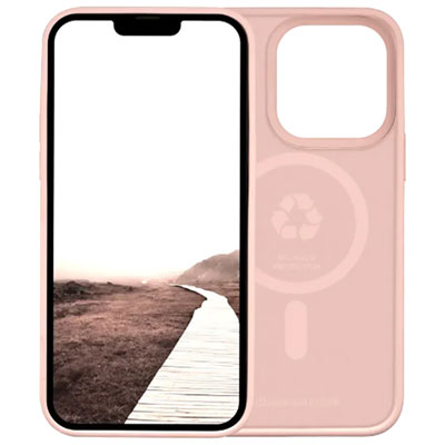 Image of Dbramante1928 Monaco Fitted Hard Shell Case with MagSafe for iPhone 15 - Pink Sand