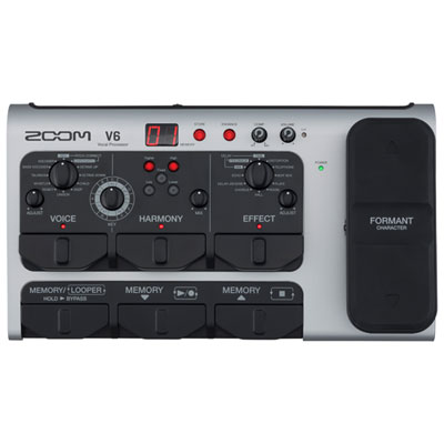 Zoom V6SP Vocal Effects Processor (ZV6SP) - Grey