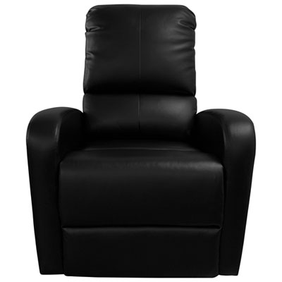 Image of Kidiway Bermuda Leather Glider Recliner Chair - Black