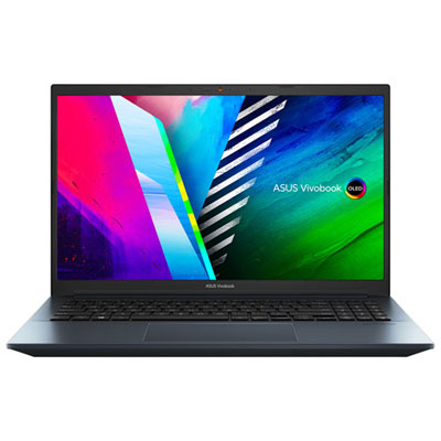 Open Box -ASUS VivoBook Pro OLED 15.6" Laptop -Quiet Blue (AMD Ryzen 7 5800H/512GB SSD/16GB RAM/GeForce RTX 3050)