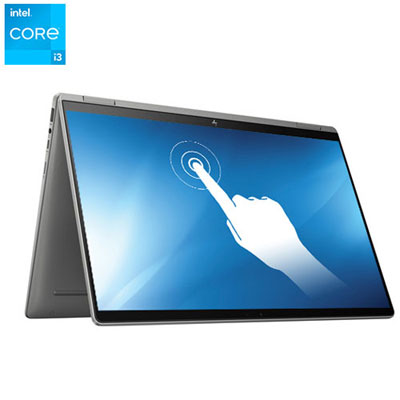 Image of Open Box - HP x360 14   Touchscreen 2-in-1 Chromebook - Silver (Intel Core i3-1215U/256GB SSD/8GB RAM/Chrome OS)