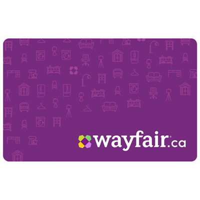 Carte-Cadeau Wayfair - 500 $ - Téléchargement Numérique