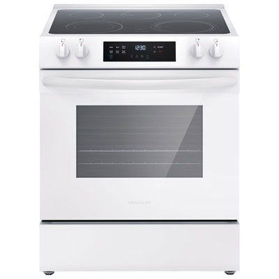 "Open Box - Frigidaire 30"" 5.3 Cu. Ft. 5-Element Freestanding Electric Range (FCFE306CAW) - White - Perfect Condition"