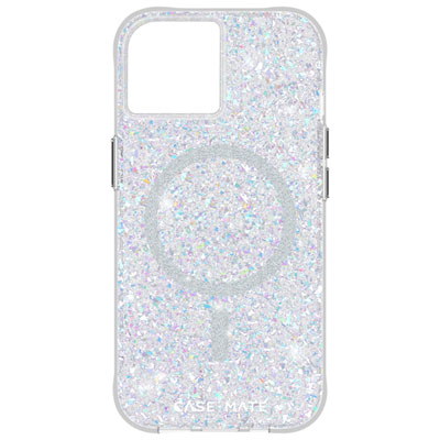 Case-Mate Twinkle Disco Fitted Hard Shell Case with MagSafe for iPhone 15/14/13 - Iridescent I have the charcoal iPhone 15 pro and this case looks beautiful on my phone and I have a matching MagSafe ring that attaches to the back of this beautiful case