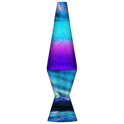 Image of Lava Lite 14.5   Northern Lights Lava Lamp - Blue/Aqua/Purple/Black