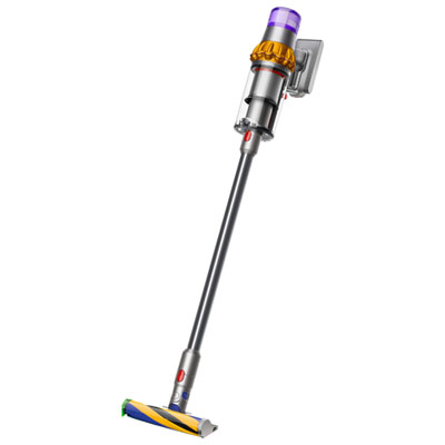 Image of Dyson V15 Detect Extra Cordless Stick Vacuum - Yellow/Nickel - Only At Best Buy