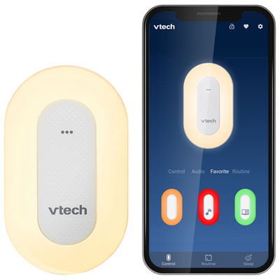 Image of VTech V-Hush Plug Sleep Training Soother Speaker (BC8113) - White