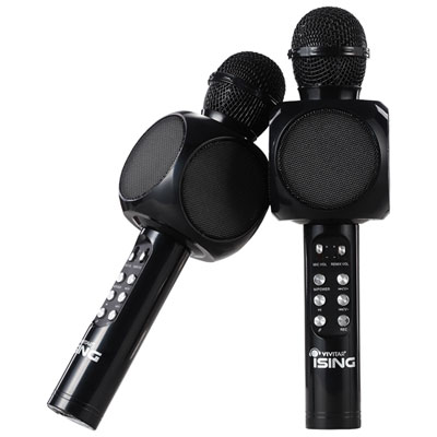 Image of Ising Dual Wireless Karaoke Microphones with Built-In Speaker (ISK102)