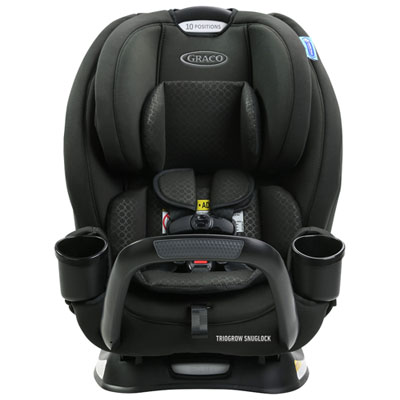 Image of Graco TrioGrow SnugLock 3-in-1 Convertible High-back Booster Car Seat - Black