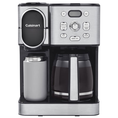 Image of Cuisinart Automatic Drip Coffee Maker - 12-Cup - Black/Silver