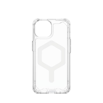 UAG Armor Fitted Hard Shell Case with MagSafe for iPhone 15/14/13 - Clear