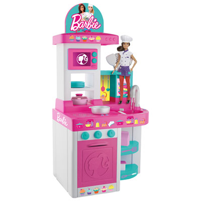 Image of Toy Shock Barbie Kitchen Set with Accessories