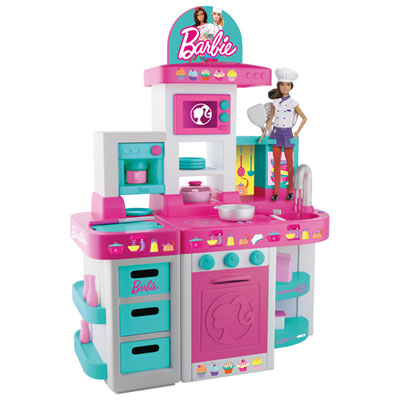 Image of Toy Shock Barbie Large Kitchen Set with Accessories