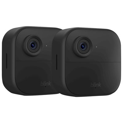 Blink Outdoor 4 Wire-Free 1080p Full HD IP Security Camera System - 2 Pack - Black Best security for your house 
              Best prices ever 
              I love it
