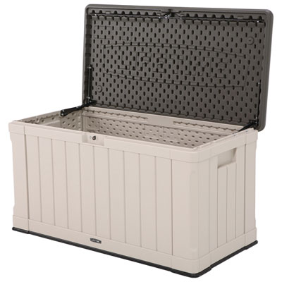Image of Lifetime Outdoor Storage Box with Lid